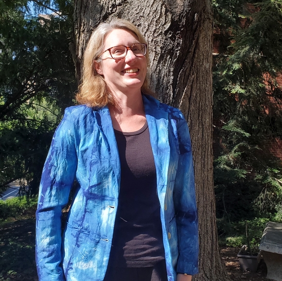 Shibori Tie Dye Blazer - Picture 4 of 4